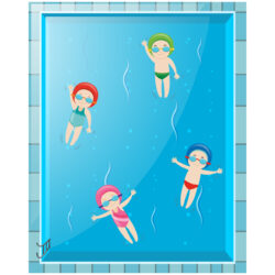 Kurs 3: Schwimmkurs für Kinder: Fortgeschritten ( kann tauchen und kennt Arm-/Beinbewegung, möchte erste Schwimmzüge lernen)
